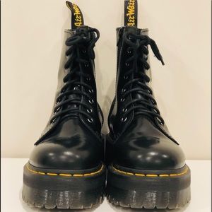 Dr. Martens Jadon 8-Eye Leather Platform Boots